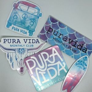Pura Vida Stickers w/ a free bag!
